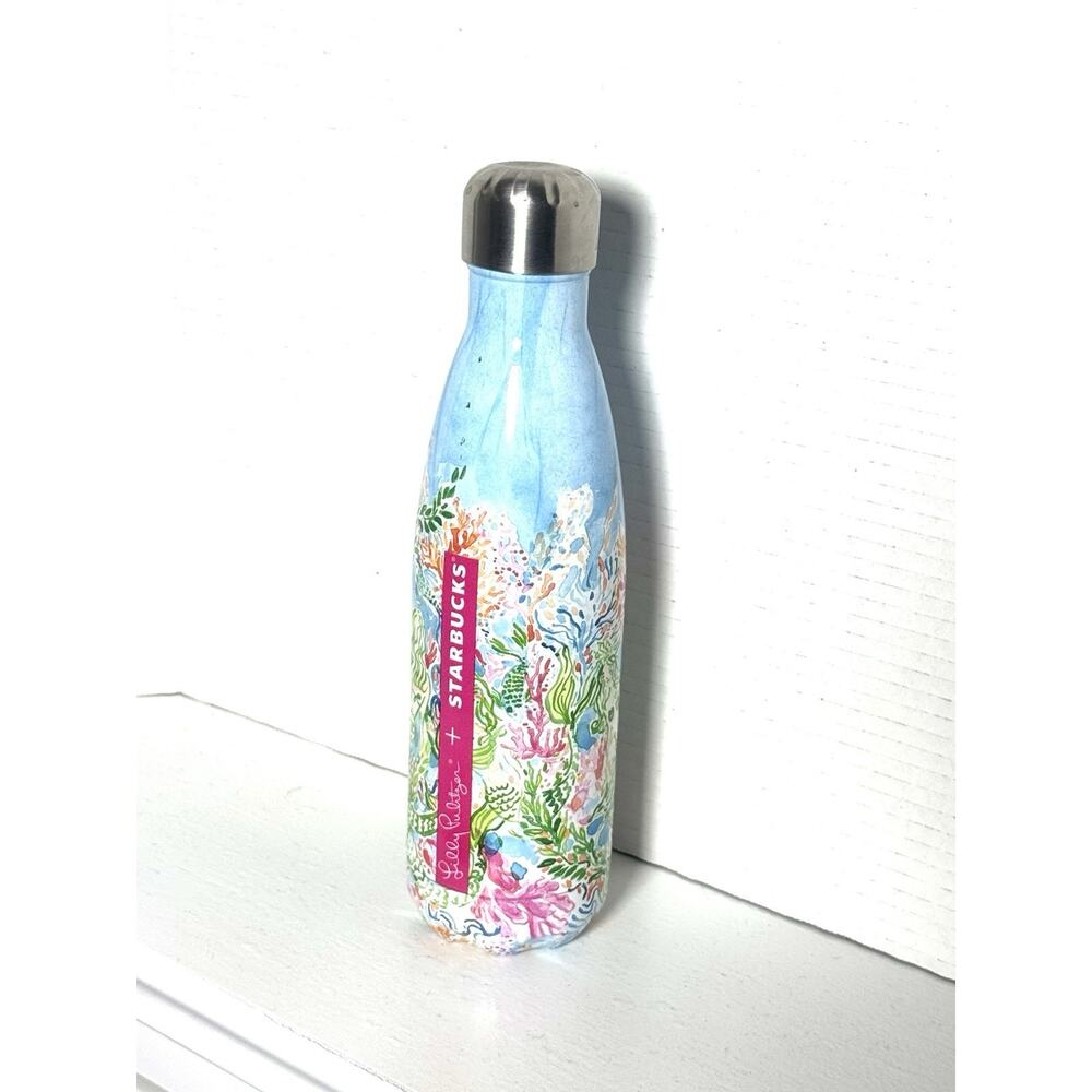 Starbucks + Lilly Pulitzer Sirens Calling Limited Edition S'well Bottle 2017